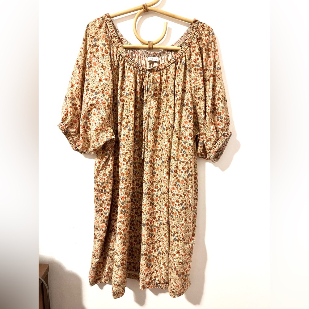 Doen Floral Babydoll Dress - Delicate warm floral